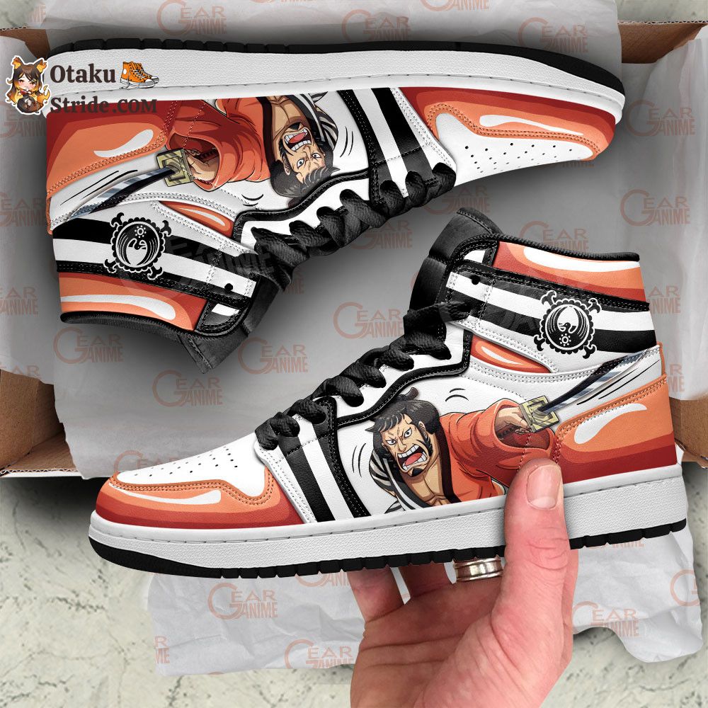 Custom One Piece Anime Kinemon Sneakers – Unique Gifts for Anime Fans