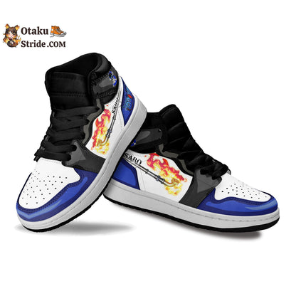 Custom One Piece Anime Sabo Sneakers for Exciting Footwear Experience.