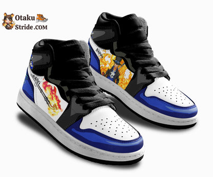 Custom One Piece Anime Sabo Sneakers for Exciting Footwear Experience.