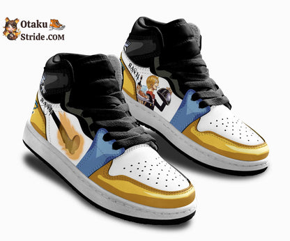 Custom One Piece Anime Sanji Sneakers – Perfect for Anime Fans