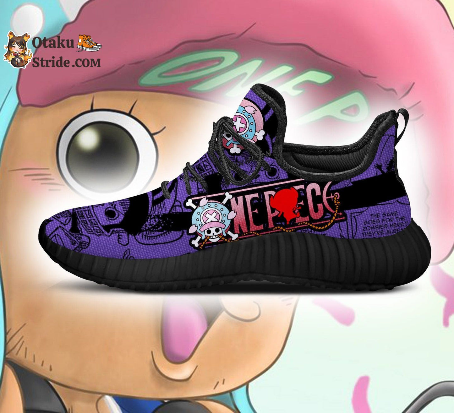 Custom One Piece Anime Shoes – Chopper Reze Design – Perfect Fan Gift Idea – TT04