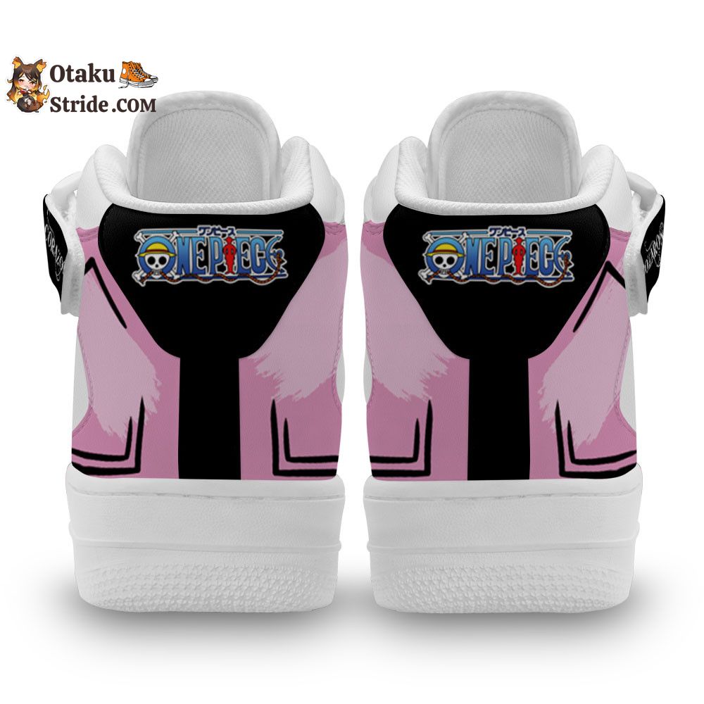 Custom One Piece Anime Shoes – Donquixote Rosinante Sneakers Air Mid