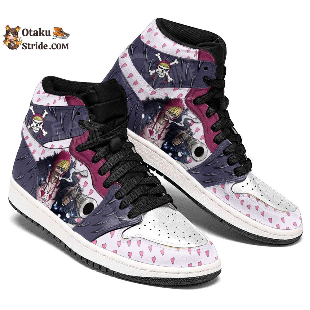 Custom One Piece Anime Shoes – Donquixote Rosinante Sneakers