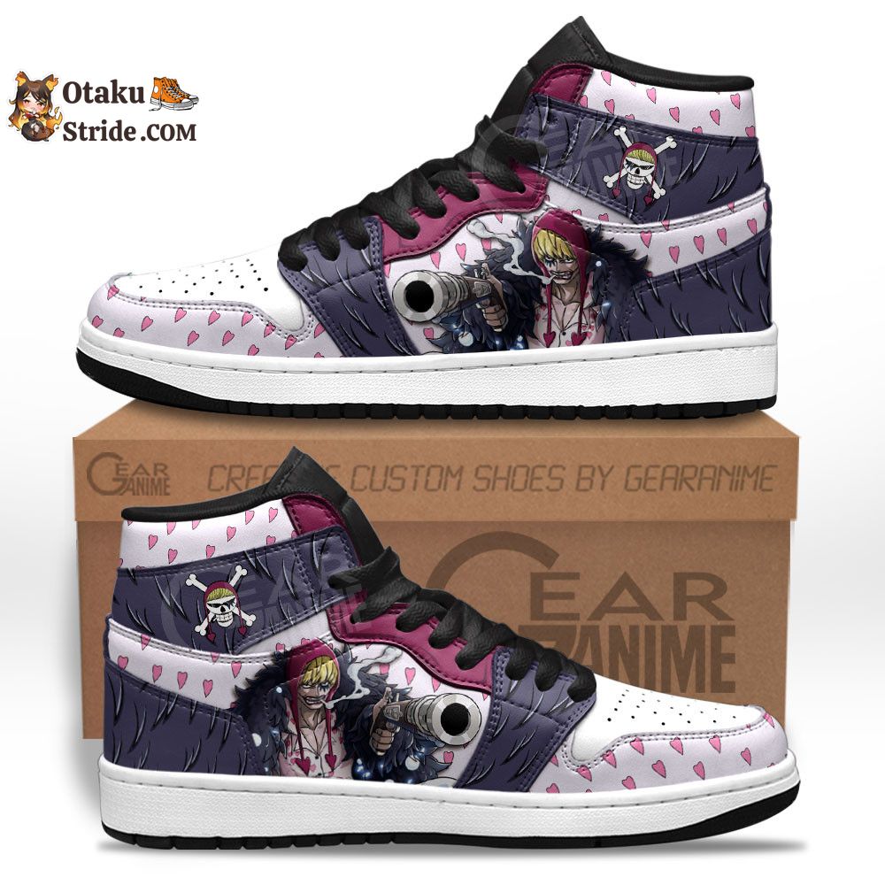 Custom One Piece Anime Shoes – Donquixote Rosinante Sneakers