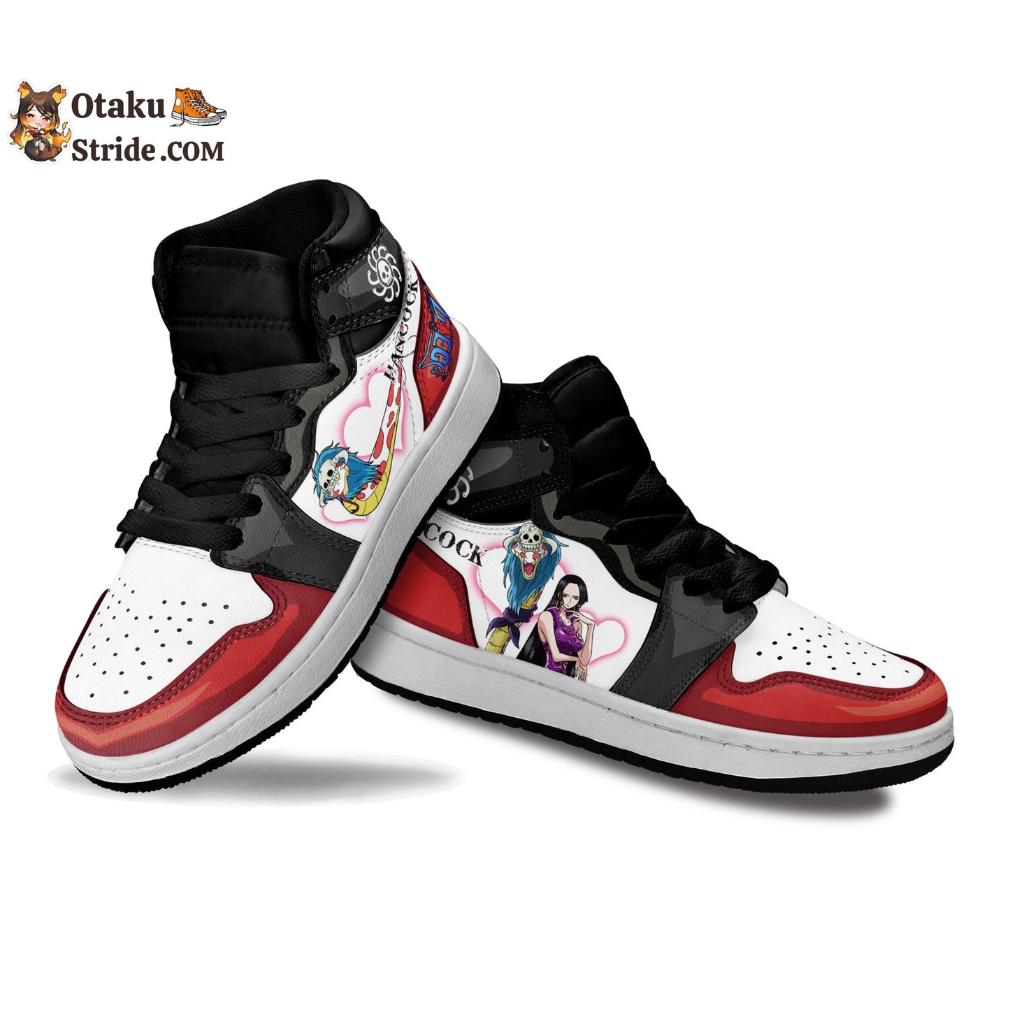 Custom One Piece Anime Shoes – Boa Hancock Kids Sneakers