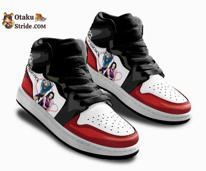 Custom One Piece Anime Shoes – Boa Hancock Kids Sneakers