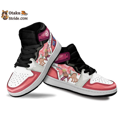 Custom One Piece Anime Shoes – Donquixote Doflamingo Kids Sneakers