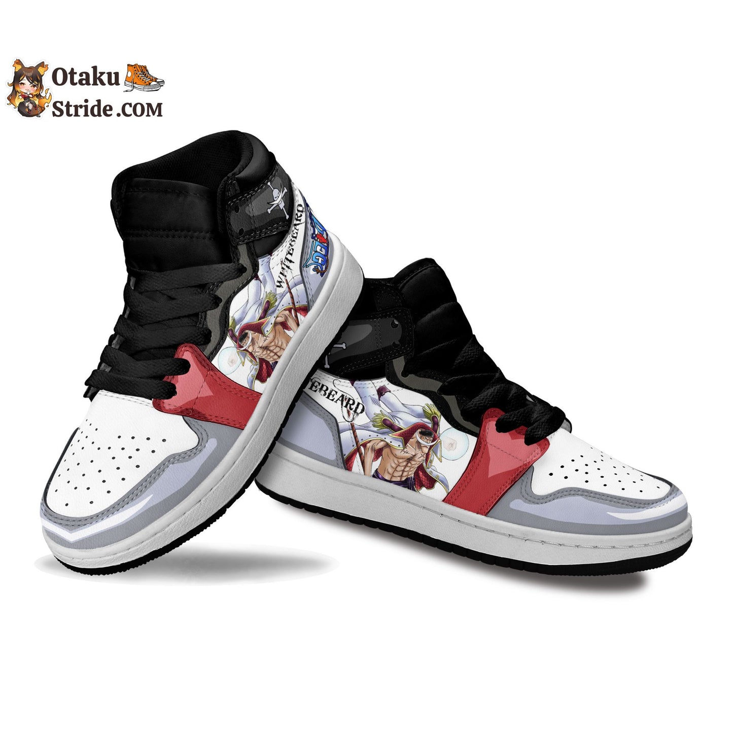 Custom One Piece Anime Shoes – Edward Newgate Kids Sneakers