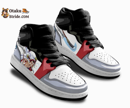 Custom One Piece Anime Shoes – Edward Newgate Kids Sneakers