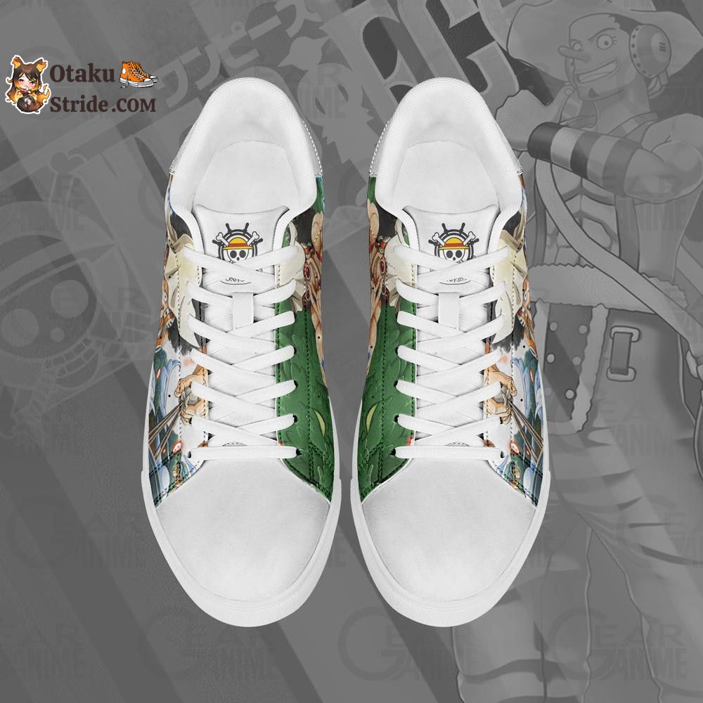 Custom One Piece Anime Skate Shoes Featuring Usopp Design – Unique Footwear for Fans