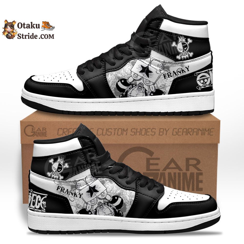 Custom One Piece Anime Sneakers – Franky Manga Style Footwear