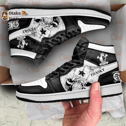 Custom One Piece Anime Sneakers – Franky Manga Style Footwear