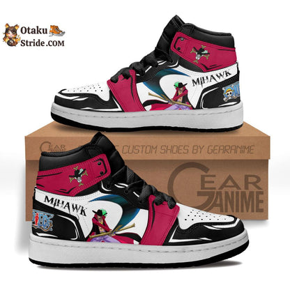 Custom One Piece Anime Sneakers – Dracule Mihawk Design