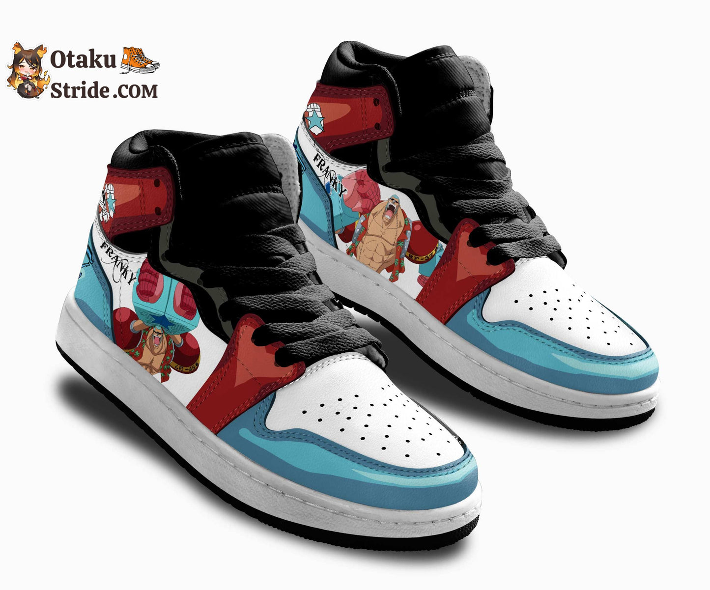 Custom One Piece Anime Sneakers – Franky Kids Shoes