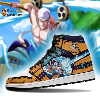Custom One Piece Enel Sneakers with Goro Goro no Mi Anime Design