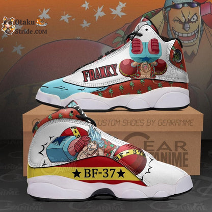 Custom One Piece Franky Anime Sneakers – Unique Printed Footwear