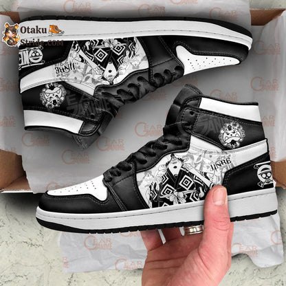 Custom One Piece Sneakers – Jinbe Manga Style Footwear for Anime Fans