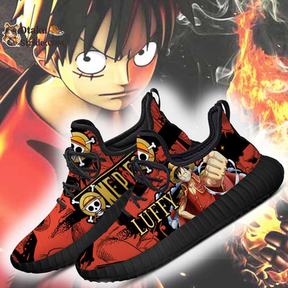 Custom Printed Luffy Reze Shoes – One Piece Anime Fan Gift Idea TT04