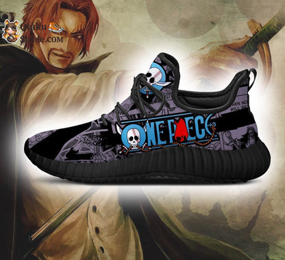 Custom Printed Red Hair Shanks Reze Anime Shoes – One Piece Fan Gift Idea