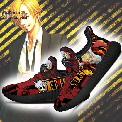 Custom Printed Sanji Reze Shoes – One Piece Anime Fan Gift Idea – TT04