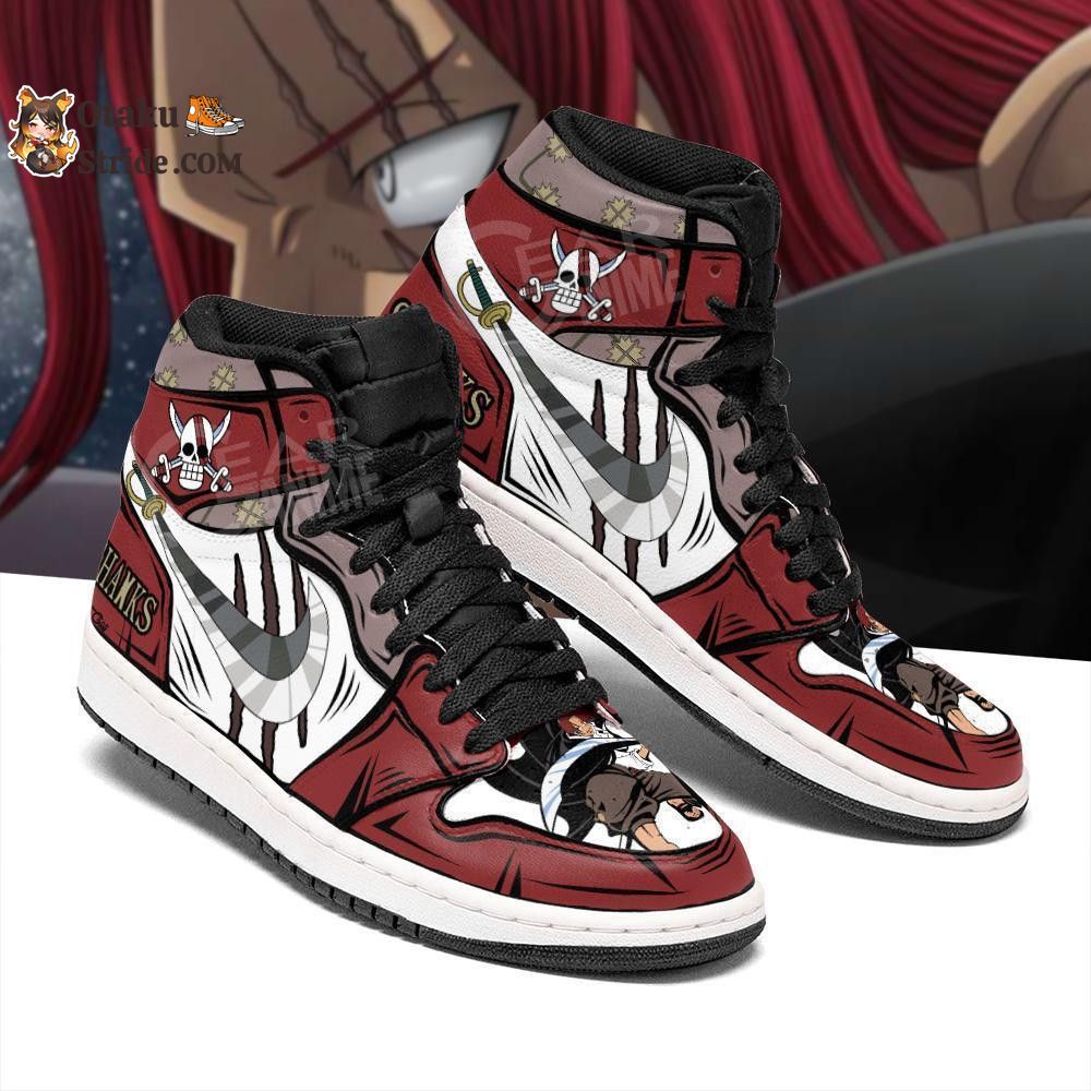 Custom Red Hair Shanks Sword Anime Sneakers – One Piece Shoes