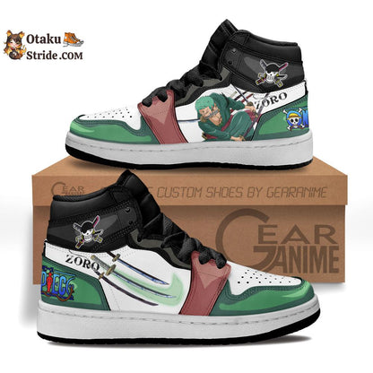 Custom Roronoa Zoro Anime Sneakers – One Piece Shoes