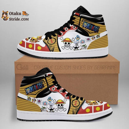 Custom Straw Hat Pirates Jolly Roger Anime Sneakers – One Piece Shoes