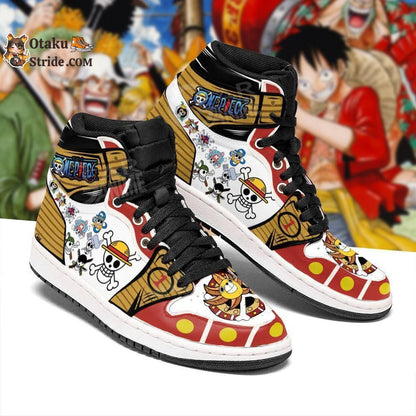 Custom Straw Hat Pirates Jolly Roger Anime Sneakers – One Piece Shoes