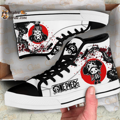 Custom Tony Tony Chopper Anime High Top Sneakers – One Piece Japan Style