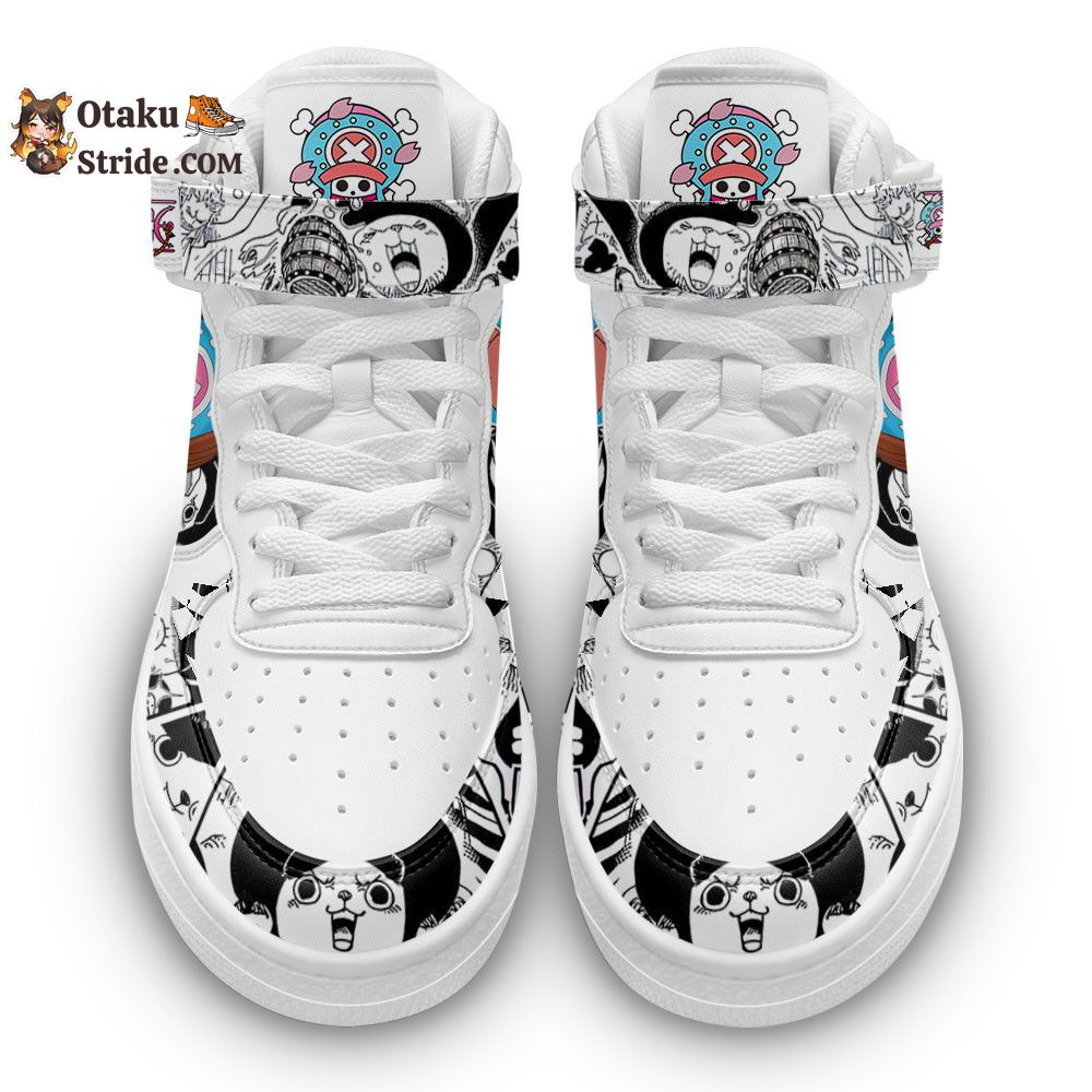 Custom Tony Tony Chopper Anime Sneakers – One Piece Manga Air Mid Shoes