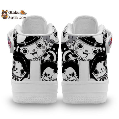 Custom Tony Tony Chopper Anime Sneakers – One Piece Manga Air Mid Shoes