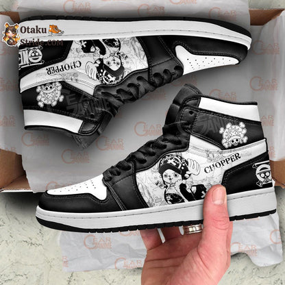 Custom Tony Tony Chopper Sneakers – One Piece Manga Style Footwear