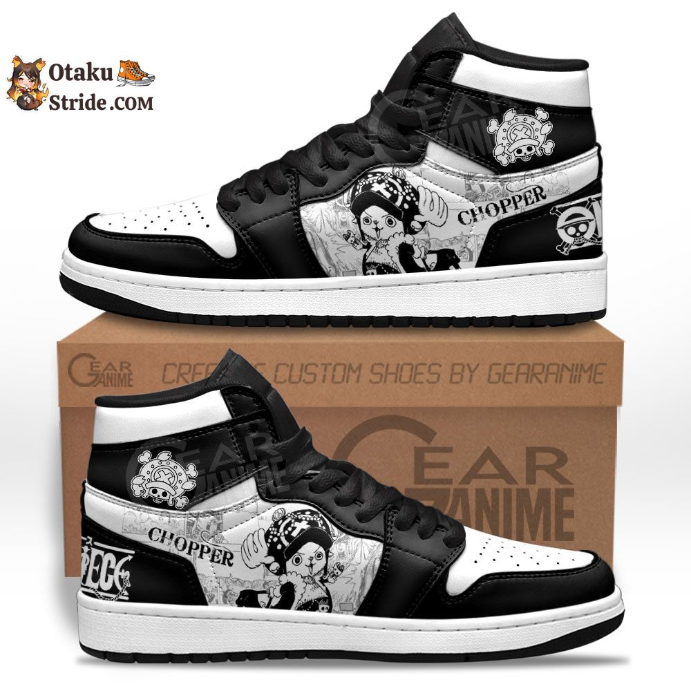 Custom Tony Tony Chopper Sneakers – One Piece Manga Style Footwear