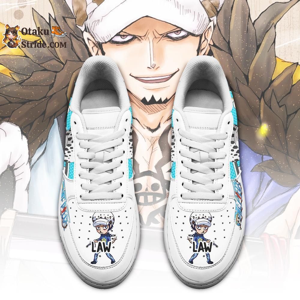 Custom Trafalgar D. Water Law Air Sneakers – Anime One Piece Shoes