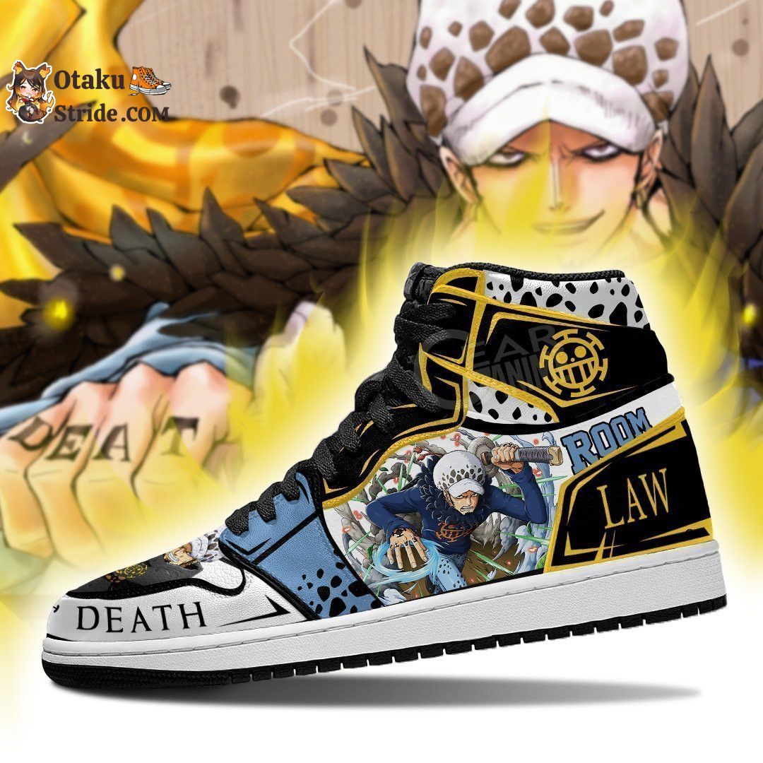 Custom Trafalgar D. Water Law Anime Sneakers – One Piece Shoes