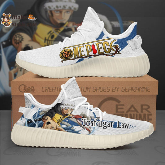 Custom Trafalgar Law Anime Shoes – One Piece Printed Footwear TT10