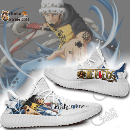 Custom Trafalgar Law Anime Shoes – One Piece Printed Footwear TT10