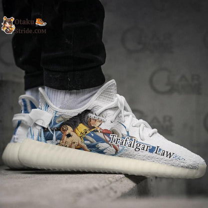 Custom Trafalgar Law Anime Shoes – One Piece Printed Footwear TT10