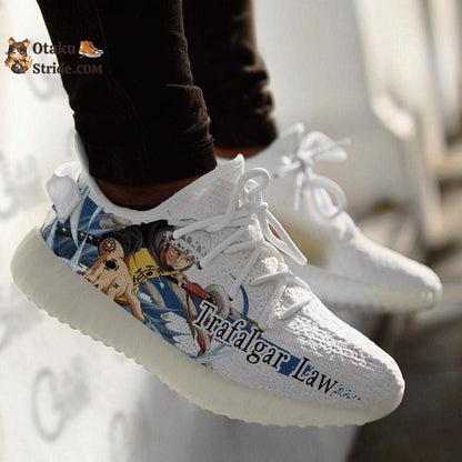 Custom Trafalgar Law Anime Shoes – One Piece Printed Footwear TT10