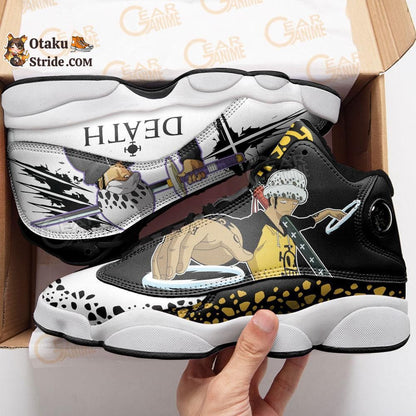 Custom Trafalgar Law Anime Sneakers – One Piece Shoes for Fans