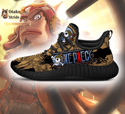 Custom Usopp Reze Anime Shoes – One Piece Fan Gift Idea – Unique Printed Footwear TT04