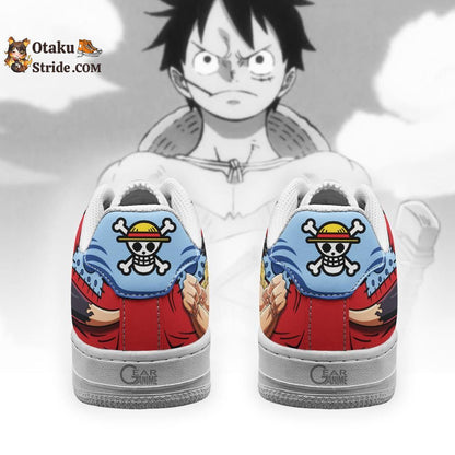 Custom Wano Arc Luffy Air Sneakers – One Piece Anime Shoes