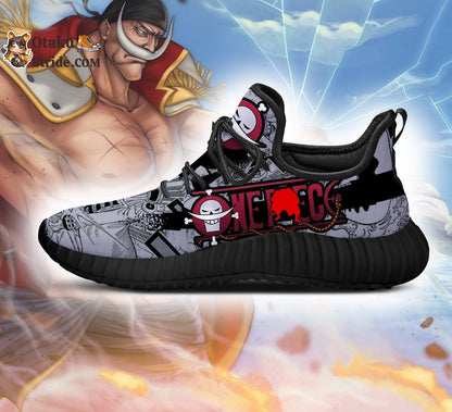 Custom WhiteBeard Reze Anime Shoes – One Piece Fan Gift Idea – Unique Printed Footwear TT04