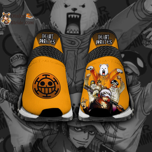 Heart Pirates Anime Shoes – Custom Printed One Piece Footwear TT12
