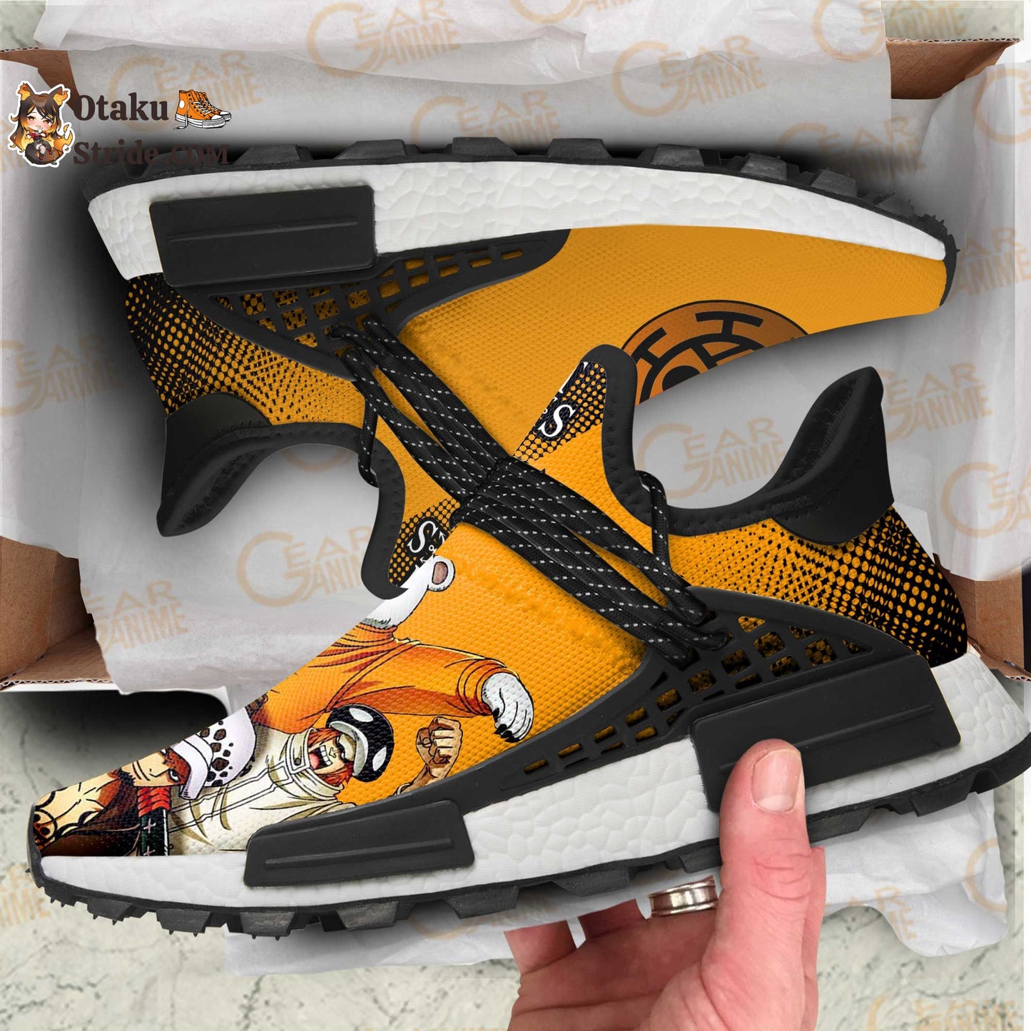 Heart Pirates Anime Shoes – Custom Printed One Piece Footwear TT12