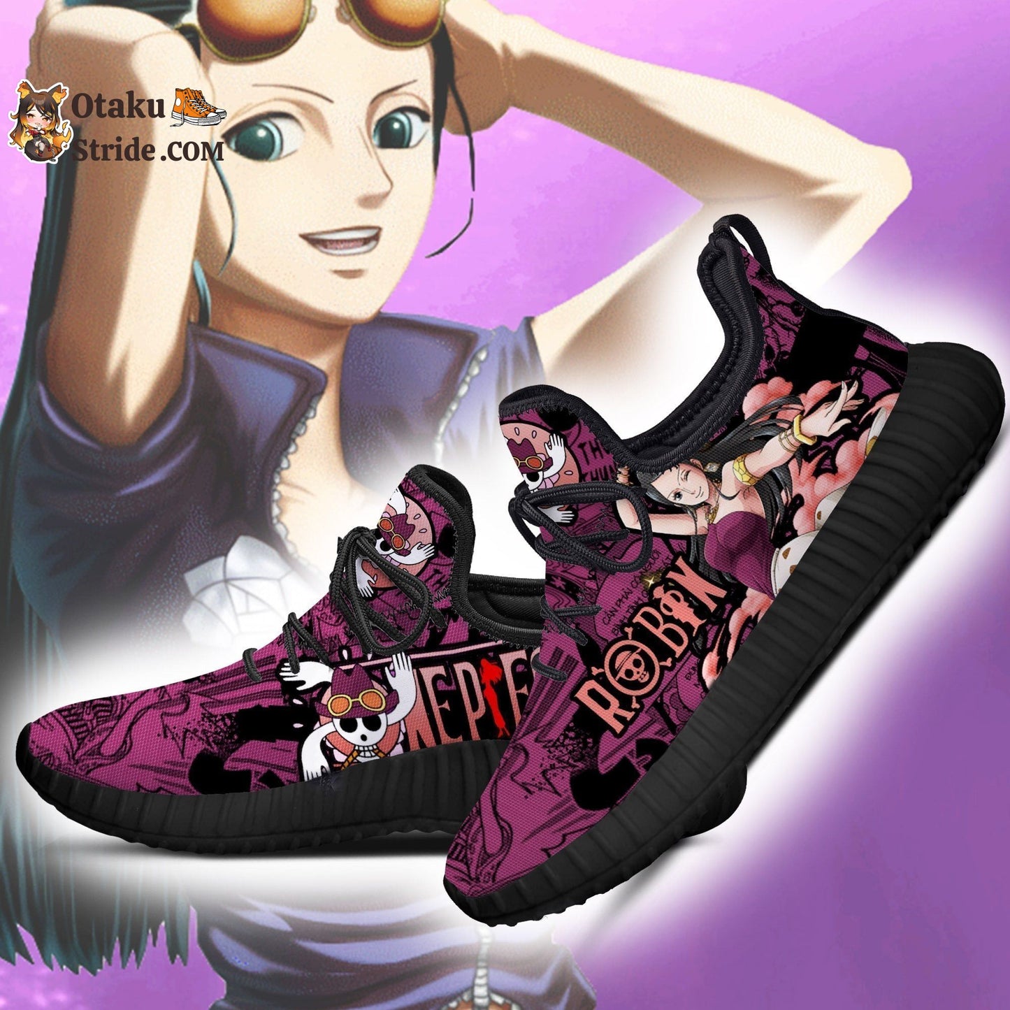 Nico Robin One Piece Footwear – One Piece Fan Gift Idea TT04