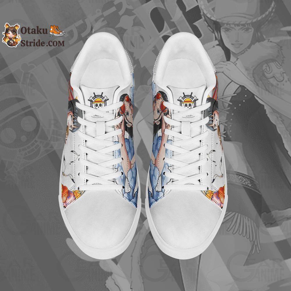 Nico Robin One Piece Anime Custom Skate Shoes – Unique Printed Footwear