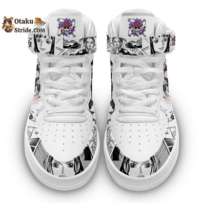 Nico Robin One Piece Anime Custom Sneakers – Air Mid Manga Shoes Mix