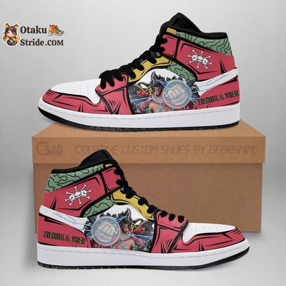 One Piece Blackbeard Sneakers – Yami Yami No Mi Custom Anime Shoes – Unique and Stylish Footwear