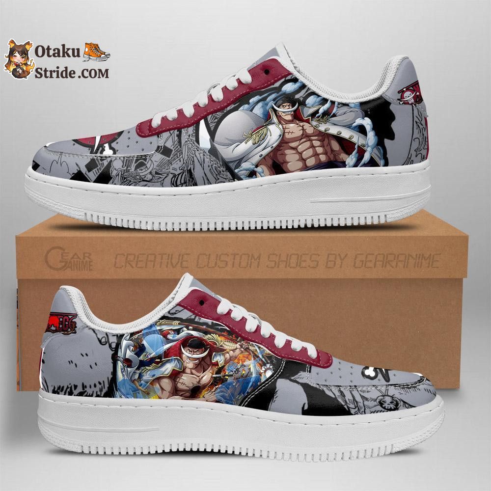 One Piece Whitebeard Anime Sneakers – Custom Printed Footwear for Fans TT06